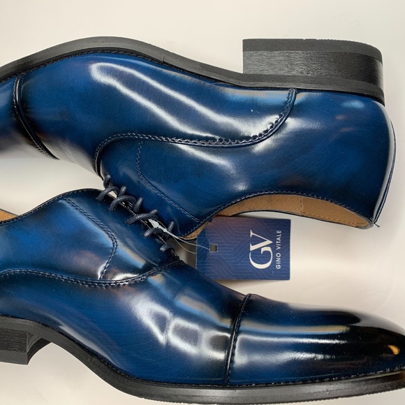 Gino Vitale Other - Gino Vitale Lace-up Cap-Toe Dress Shoes